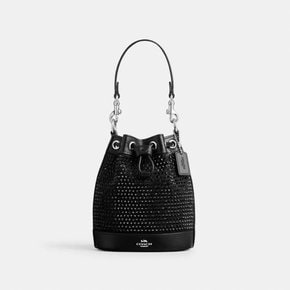 코치 여자 가방 미니 핸드폰가방 버킷백 CX213 novelty leather/Silver/Black