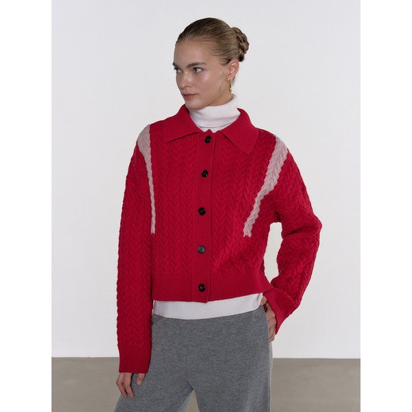 Signature Line Crop Cardigan (2color)