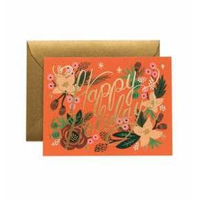 Poinsettia Holiday Card 크리스마스 카드