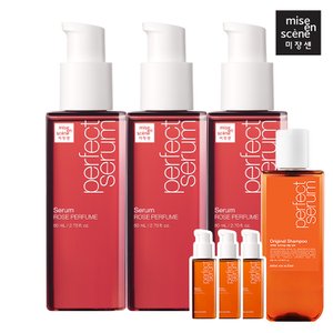 미쟝센 퍼펙트 로즈 퍼퓸 세럼 80ml*3입+증정