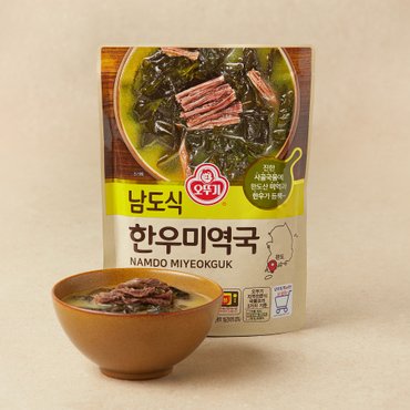 오뚜기 남도식한우미역국500G