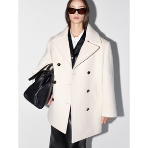 MARAE WOOL CASH PEA COAT