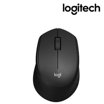 Logitech 로지텍 M331 무선 무소음 마우스 사무용 업무용 블랙