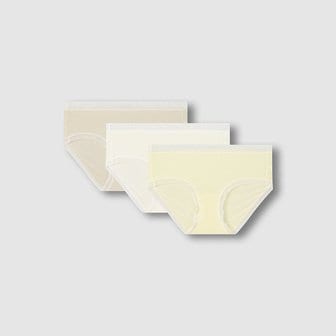 JAJU 여 모달 립 힙허거 팬티 3매 J416901211025