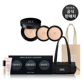 [12한정] 블랙 쿠션 파운데이션 디럭스 SPF34/PA++ (본품15g+리필15x2)