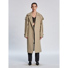 DETACHABLE TRENCH COAT (BEIGE)