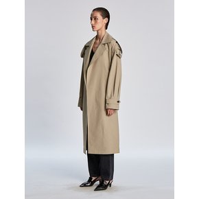 DETACHABLE TRENCH COAT (BEIGE)