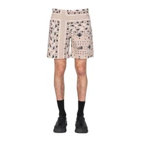 SS22 [MSGM] Shorts PAISLEY PATTERN BERMUDA BEIGE 3240MB06B_22705223