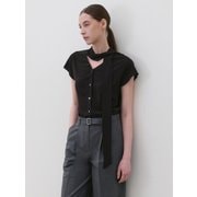 [Drama Signature] Summer Tie-Collar Silky Blouse_3color