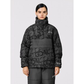 MONOGRAM PADDING ANORAK-CHARCOAL