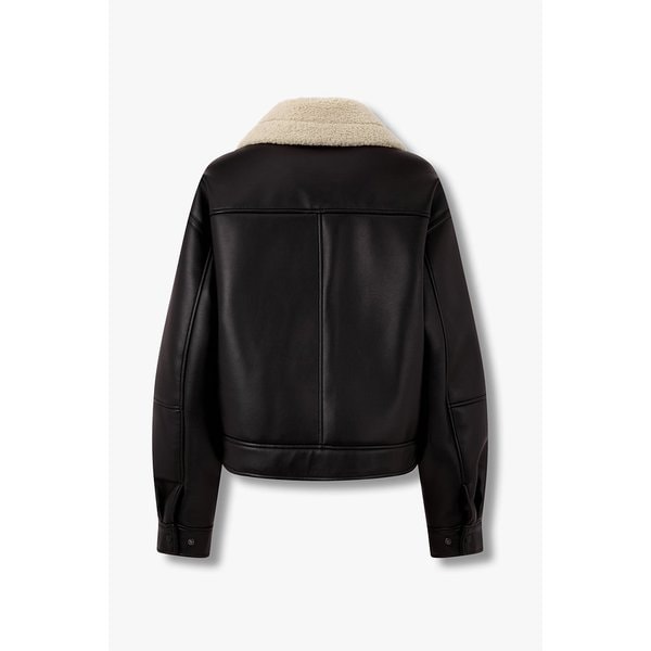 하이넥 라이더 오버핏 무스탕 9195461941099