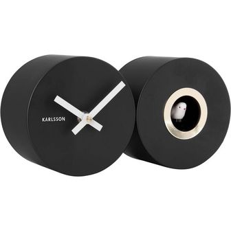  영국 칼슨 시계 Karlsson Wall Clock 듀오 Cuckoo 블랙 KA5789BK 1712910