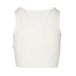 24SS 빅토리아 베컴 민소매 티셔츠 TP005535A WHITE