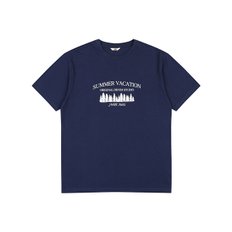 유니)포레스트 아트웍 반팔 티셔츠 AO2WTS448-BL