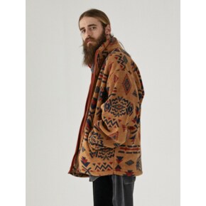 CB FLEECE ZIP-UP JACKET (BROWN)