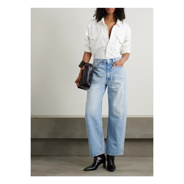 더 엑시스 앤 오스 데님 셔츠 화이트 1647597358006902