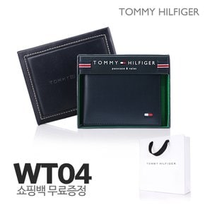 [타미힐피거 지갑] WT04 네이비 남성 지갑 22x046 (쇼핑백증정)[최초판매가 : 79,900원]