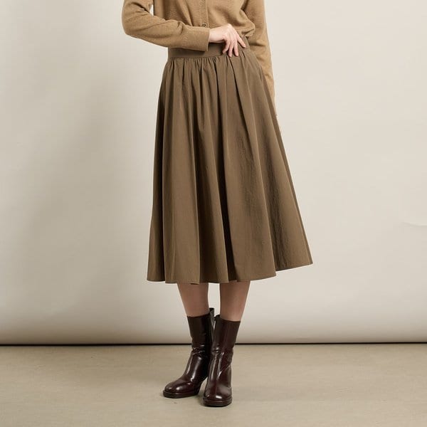 [여주점] 올앤선드리 플레어 셔링 스커트 A5F8S212