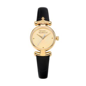 [비비안웨스트우드 VIVIENNE WESTWOOD] VV090GDBK 여성 가죽시계