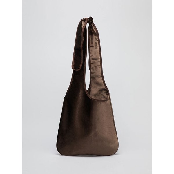 Velvet knotted bag(Choco spread)