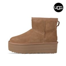 어그 UGG 클래식 플랫폼 여성 겨울 방한 부츠 체스트넛 1134991-CHE