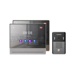 코맥스 디지털 비디오폰 CAV-1081Q 세트 10인치 U