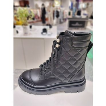 슈콤마보니 [제주점] [김나영 착용]Quilting point walker boots(black)