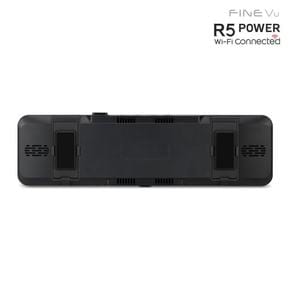 [실외형] R5 POWER Wi-Fi 룸미러 블랙박스 자가장착 2채널 Q/F 26cm 대화면