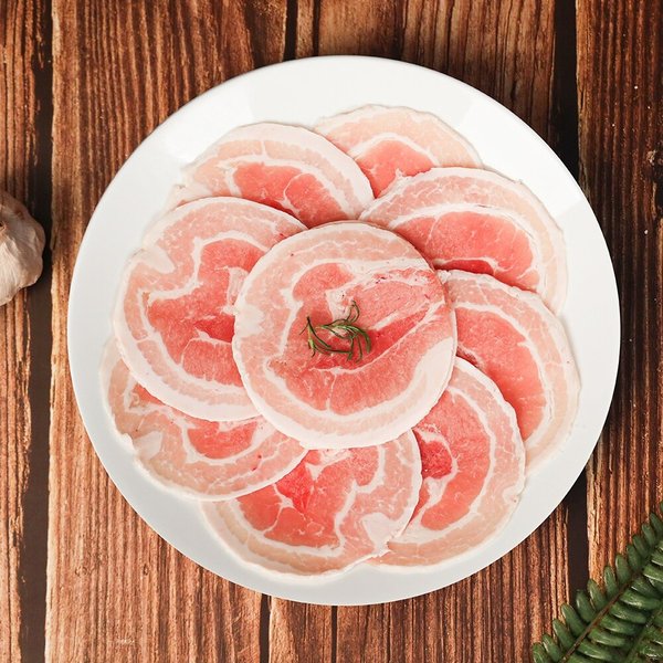 대패 돌돌말이 꽃삼겹살 500G 2팩 (1KG)