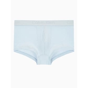 Calvin Klein Underwear 남성 CK 블랙 실크 니트 로우 라이즈 트렁크_NB3979CIQ