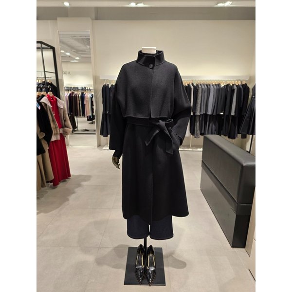 [파주점] 울 하이넥 디터처블 플랩 핸드메이드 코트 JRAA0CTC25