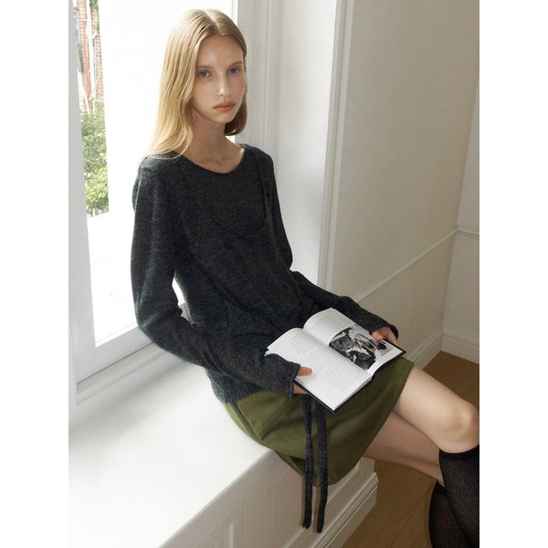 [리퍼브][3color] slow knit set 276