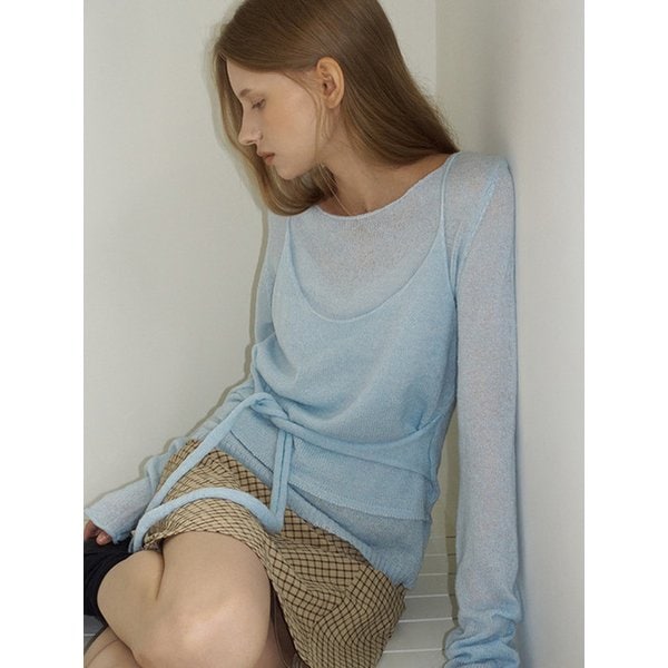 [리퍼브][3color] slow knit set 276