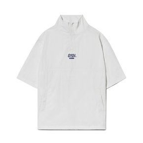 BOLD LOGO ANORAK _WHITE