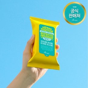 스트레스 릴리빙 퓨어풀 클렌징 티슈 15매