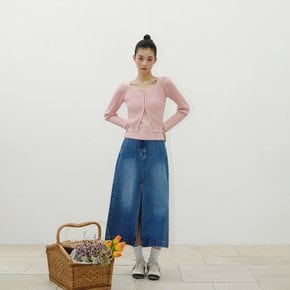 [25 S/S] 잇미샤 슬릿포인트 데님 스커트 ITP3ZDS840