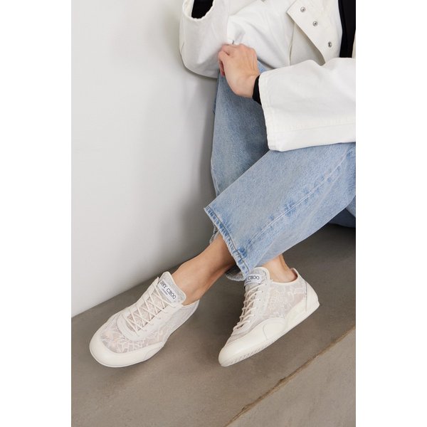 써니 스웨이드 트림 가죽 레이스 스니커즈 46376663162936484