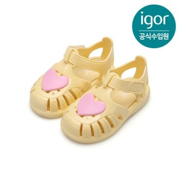 트래드후스 [IGOR] 이고르 토비 글로스 러브 바닐라 키즈샌들 여름샌들 유아샌들 아동샌들 키즈젤리슈즈