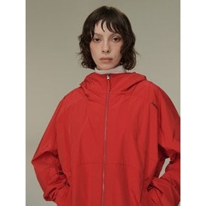 Paneled Windbreaker (Red)