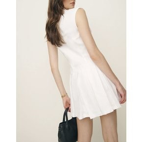 플리티드 린넨 폴로 원피스 (Arella Linen Dress) RF14307041