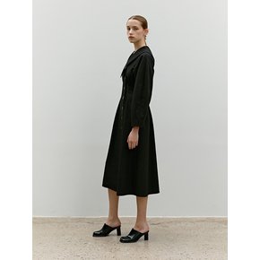 TWF ASYMMETRY COLLAR DRESS_2COLORS