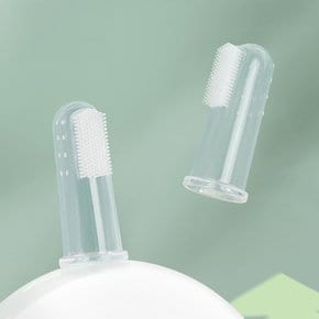 강아지 고양이 실리콘 손가락 돌기 칫솔