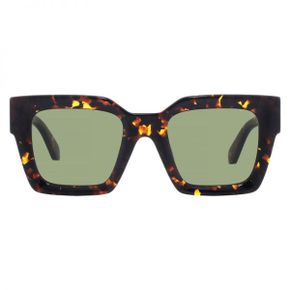 Off-White JACKSON 그린 스퀘어 유니섹스 공용 선글라스 OERI13I 6055 50