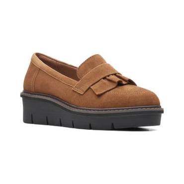 이스퀘어 5041800 Clarks Airabell Slip Suede Flat