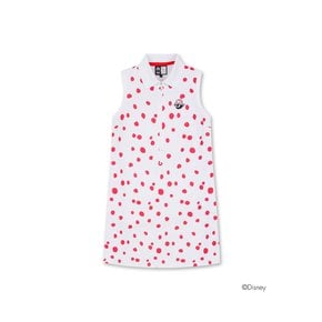 Women Dalmatian Pattern Polo Dress(WWTCX24313REX)