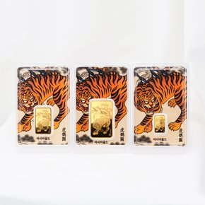호작도 24k 순금 잠상 프레스 골드바 3.75g