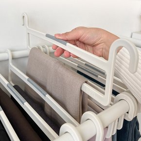 뱅크 논슬립 바지걸이 10P