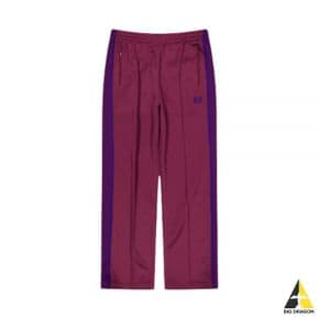 NEEDLES 니들스 Track Pant - Poly Smooth WINE (NS246) (폴리 스무스 트랙 팬츠)