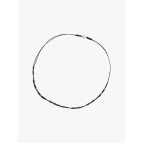 실버 비즈 포인트 목걸이 necklace 0001