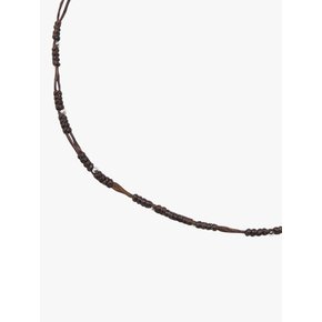 실버 비즈 포인트 목걸이 necklace 0001